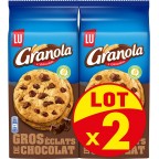 Granola Cookies Gros éclats Chocolat 2x184g 368g