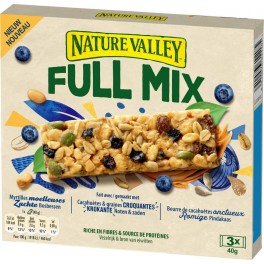 Nature Valley Barre de céréales myrtiles cacahuètes 3x40g 120g