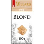 Villars BLOND Tablette chocolat blanc au lait caramélisé 100g