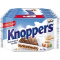 KNOPPERS Biscuits lait & noisettes 6x25g 150g