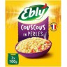 EBLY Couscous en perle sachets cuisson fabriqué en France 3x100g 300g
