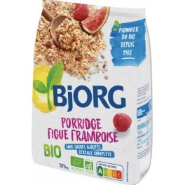 BjORG PORRIDGE FIGUE FRAMBOISE 375g