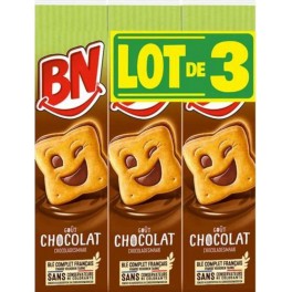 BN Biscuits Chocolat nouvelle recette 285g (lot de 3)