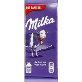 Milka Lait Alpin x6 100g (lot familial de 6)