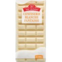 TOP BUDGET CHOCOLAT BLANC CONFISERIE BLANCHE FANTAISIE 4X100G 400g