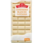 TOP BUDGET CHOCOLAT BLANC CONFISERIE BLANCHE FANTAISIE 4X100G 400g