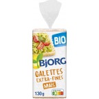 BjORG GALETTES MAIS EXTRA FINES 130g