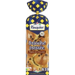 Pasquier Brioche tressée Pépites de Chocolat 630g