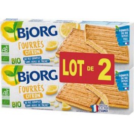 Bjorg Biscuits fourrés bio Citron 2x255g 510g