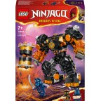 LEGO 71806 NINJAGO Le Robot Élémentaire de la Terre de Cole