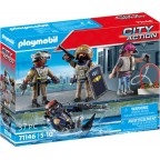 PLAYMOBIL Equipe forces spéciales avec bandit