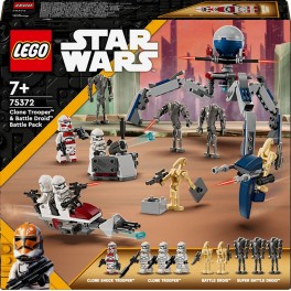 LEGO 75372 Star Wars Pack de Combat des Clone Troopers et Droïdes de Combat