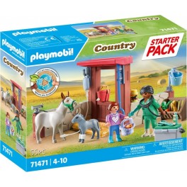 PLAYMOBIL 71471 Jeu Vétérinaire avec animaux