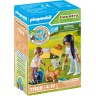 PLAYMOBIL Famille de chats avec femme et enfant