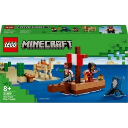 LEGO 21259 Minecraft Le voyage du bateau pirate