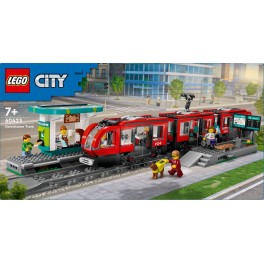 LEGO 60423 City Le tramway et la station du centre-ville