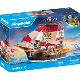 PLAYMOBIL Jeux d'imitation Chaloupe des pirates