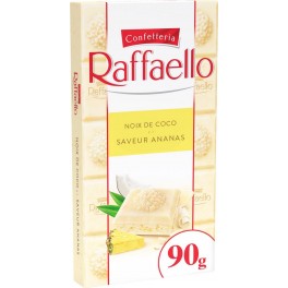 RAFFAELLO Tablette de chocolat noix de coco et ananas la tablette de 90g