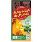 KROKOLA Tablette de chocolat noir noisettes amandes grillées la tablette de 100g