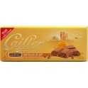 NESTLE CAILLER Tablette de chocolat au lait nougat et miel la tablette de 100g