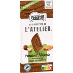 LES RECETTES DE ATELIER Tablette de chocolat au lait fondant et noisette LES RECETTES DE L'ATELIER la tablette de 130g