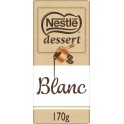 NESTLE DESSERT Tablette de chocolat blanc la tablette de 170g