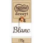 NESTLE DESSERT Tablette de chocolat blanc la tablette de 170g