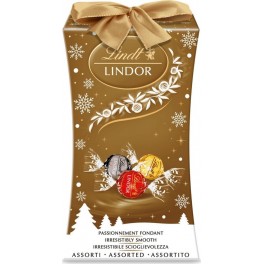 LINDT Assortiment Bouchées de Chocolat Noir, Blanc et au Lait Passionnement Fondant 75g