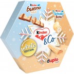 KINDER Assortiment de Chocolat Blanc et Gaufrettes Kinder & Co 137g