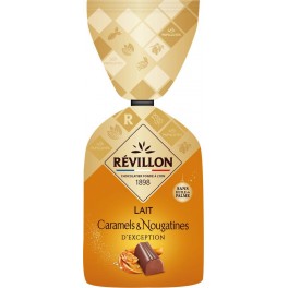 PAPILLOTES REVILLON Assortiment exception caramel et nougatine lait 340g