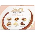 LINDT Assortiment de Chocolat Lait, noir, blanc, Lindt Création 180g