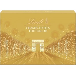 LINDT Assortiment de Chocolat Lait, noir, blanc, Champs-Elysées 968g