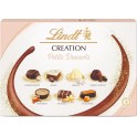 LINDT Assortiment de Chocolat Lait, noir, blanc, Lindt Création 413g