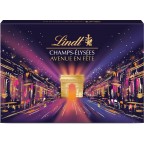 LINDT Assortiment de Chocolat Lait, noir, blanc, Champs-Elysées 467g