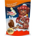 KINDER Assortiment de Chocolats aux Eclats de Biscuits Saveur Caramel MINI FRIENDS 122g