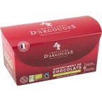 LES CHEVALIERS ARGOUGES Chocolat noir Bio LES CHEVALIERS D'ARGOUGES le ballotin de 180g