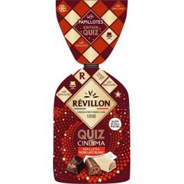 PAPILLOTTES REVILLON Chocolat Noir Lait Et Blanc Quiz Cinéma 360g