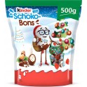 KINDER Œufs Chocolatés de Chocolat au Lait Fourrés Lait et Noisettes SCHOKOBONS le sachet 500g