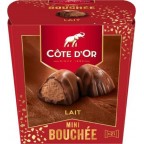 Boite de chocolat Côte d'Or Bouchée au lait 197g