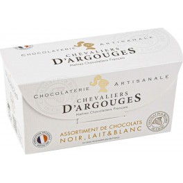 Chevaliers d’Argouges assortiment de Chocolats Noir Lait Blanc 175g (lot de 2)