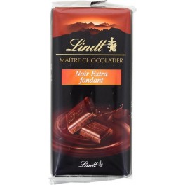 LINDT tablette de Chocolat Noir Extra fondant 100g